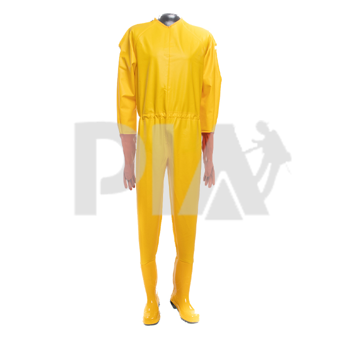 Impermeable Overol Escafandra Bota Din Amarilla